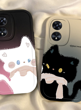 适用OPPOA97手机壳新款A58X全包A93s软A1硅胶A2Pro活力版A11x猫咪A72男女A36防摔A96简约A83情侣A7x保护套A2m