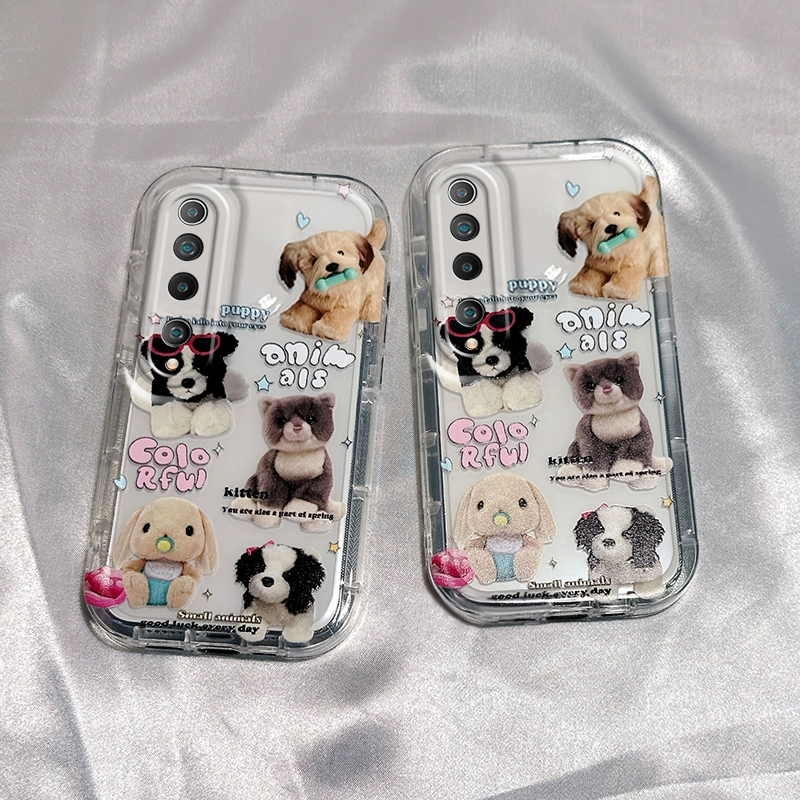 适用于小米10手机壳新款Xiaomi卡通创意10青春版透明全包10S高级感液态硅胶软壳ins不会撞壳的情侣防摔保护套