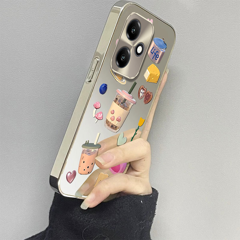 适用荣耀400系列手机壳ins蛋糕