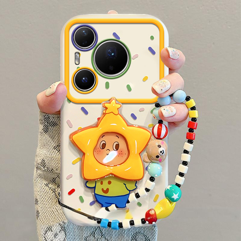 适用星星人华为pura80Ultra手机壳p70pro+全包p60art高级感p50e支架p40全包p30卡通20防摔保护套新款少女可爱,3C数码配件,手机保护套/壳,淘宝优惠券,粉丝福利购,淘宝优惠卷