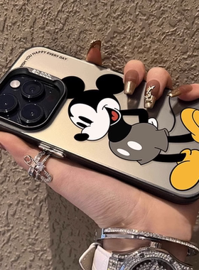 适用苹果15手机壳iPhone14的ip13新款15promax元气11十二xs米奇xr迷你plus全包7/8p卡通se防摔6s情侣12保护套