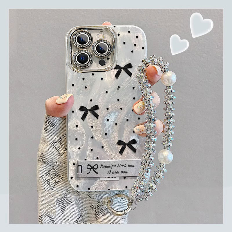 适用苹果系列蝴蝶结手机壳