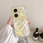 苹果16手机壳iPhone15Promax新款 ip14羽纱13泡芙壳12黄色花朵11创意11防摔Xs保护套8plus二代sE2可爱女6s全包