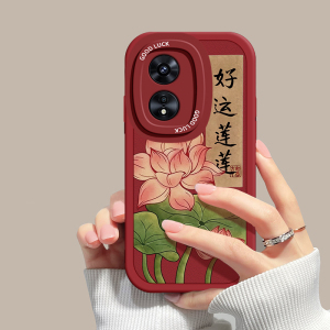 适用OPPOA97手机壳A2新款A1全包镜头A58软硅胶OPPO好运莲莲A11小众A7x个性A36小羊皮A72潮牌A92s防摔A5保护套