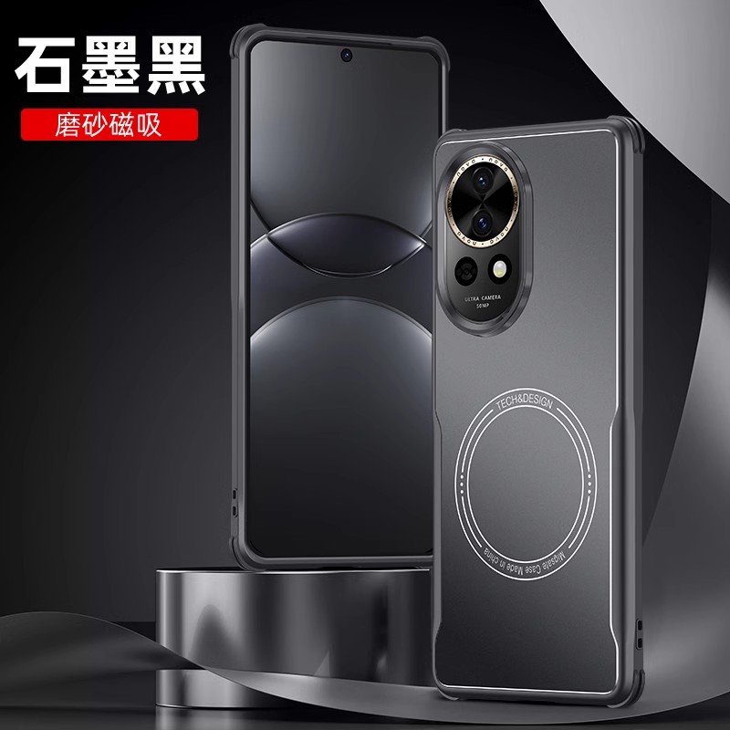 华为nova13 5G手机壳MIS一AL00磨砂MlS nv13pro磁吸novα nove13por男nava13p金属壳BLK一AL80硬n13pr0外套