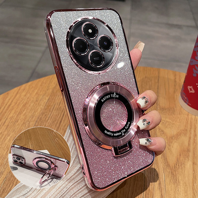 适用红米14R手机壳小米redmi14C 4g保护套2411DRN47C支架14R皮套xiaomi 保護殼c5g软壳r5g女case back cover