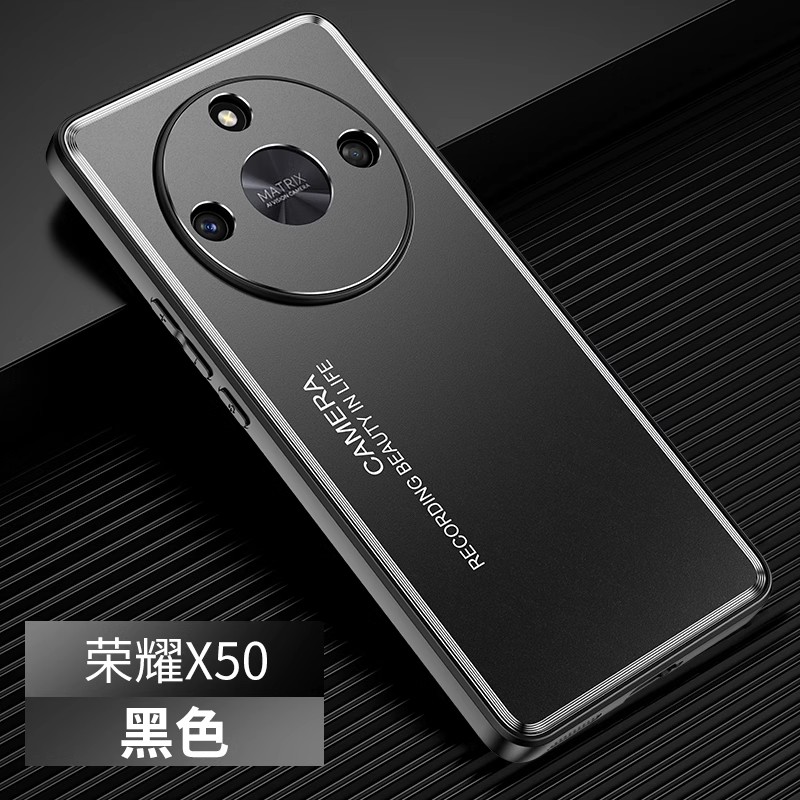 荣耀x50手机壳honor X50i保护套ALI一AN00 honorx5金属x5o ANOO CRT一AN00男AL1 AIL 全包ALIAN00硬壳ALIANOO