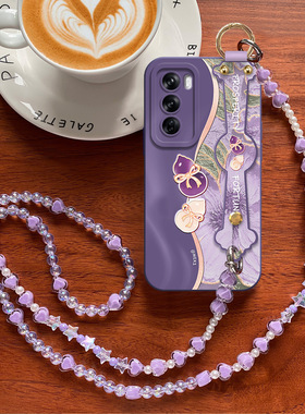 适用OPPO Reno14手机壳opporeno6pro ren11 PLA110斜挎9 rano13女oppopkz oppopla8挂绳pkz110 reon5p r12pr0