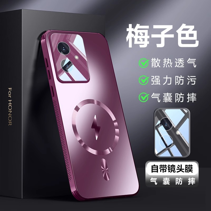 自带镜头膜荣耀100Pro手机壳MAA一AN00 honor100p超薄honr MAAAN保护100por外套ma 1OO曲屏MAA-AN10男hor100p