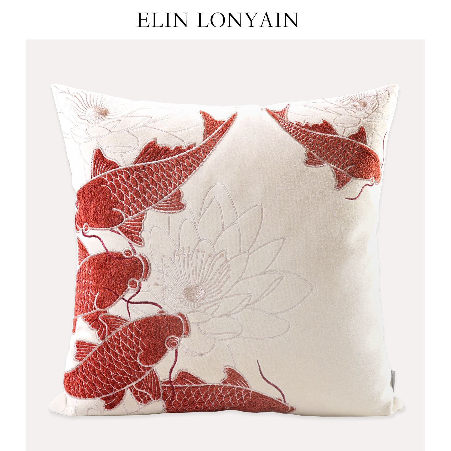 珑衍家居新年红【福禄喜庆】高端刺绣靠垫抱枕样板房酒店方枕腰枕,居家布艺,靠垫/抱枕,淘宝优惠券,粉丝福利购,淘宝优惠卷