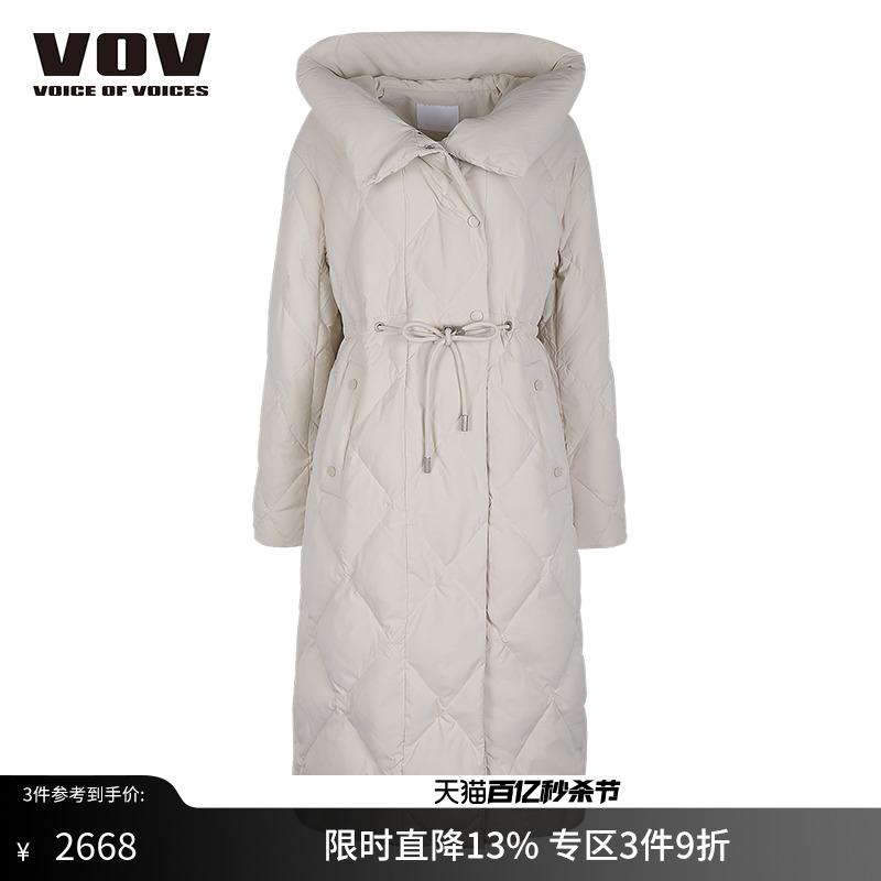 vov保暖羽绒服简约休闲