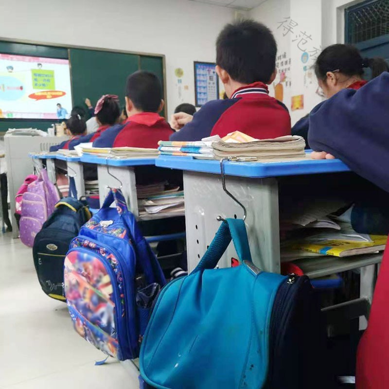 挂书包书桌挂钩学校桌子钩课桌承重的钩子学生桌边桌面放旋转上