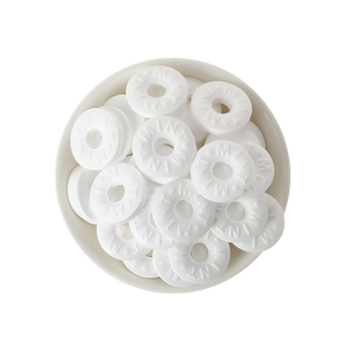 无糖型薄荷糖强劲清凉土味情话糖果散装花香味圈圈外卖清口糖商用