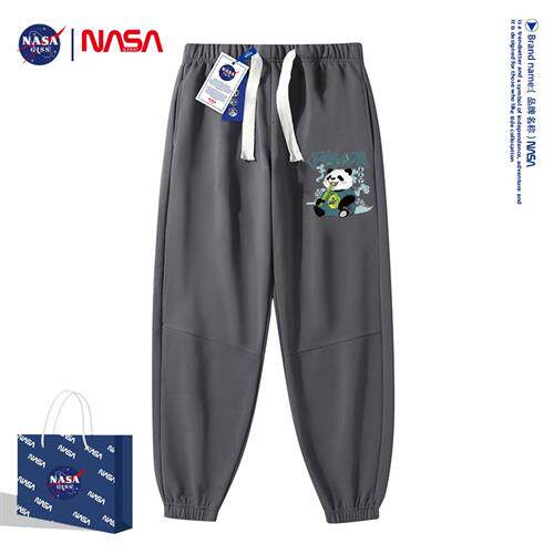 NASA GISS潮牌oversize卫裤百搭纯色休闲长裤宽松情侣束脚运动裤高性价比高么？