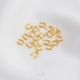 K16-2 18K Gold 4x5mm U-образной пряжки (10 штук)
