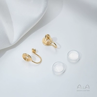 Силиконовые клипсы, модель R194, 14 карат, 1 пары