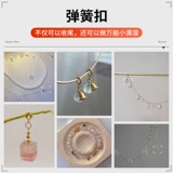 Импортный аксессуар ручной работы, аксессуары, серебро 925 пробы, Италия, 14 карат, золотой цвет