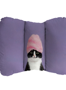 棉花糖猫汽车靠垫腰垫女生款 护腰座椅腰靠 车内专用护腰靠枕A58