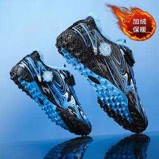 回力中小学生儿童加绒碎钉足球鞋男女冬季青少年男孩专用球鞋男童