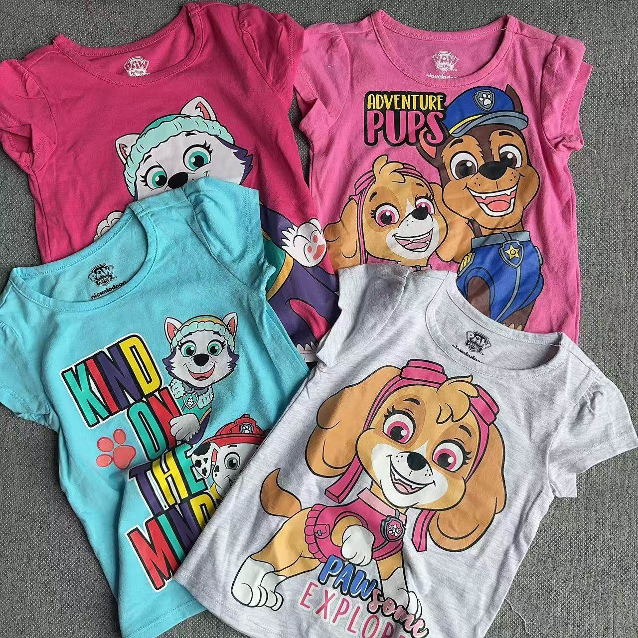 合集外单25夏季新款卡通小狗汪汪队多种图案60棉圆领舒适T恤短袖,童装/婴儿装/亲子装,T恤,淘宝优惠券,粉丝福利购,淘宝优惠卷