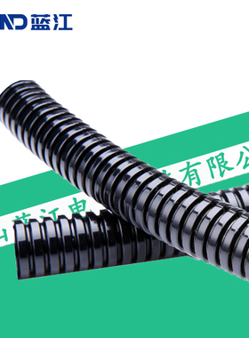 蓝江LAND 零售尼龙波纹管聚酰胺塑料软管PA6穿线管护线管一米起订