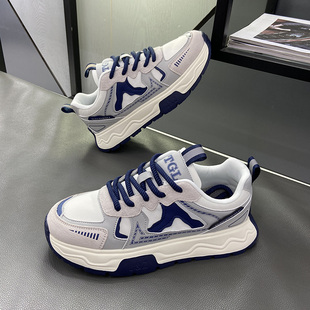 【娜家鞋店】网面轻奢轻质小白鞋透气老爹鞋青春潮流百搭男鞋潮牌