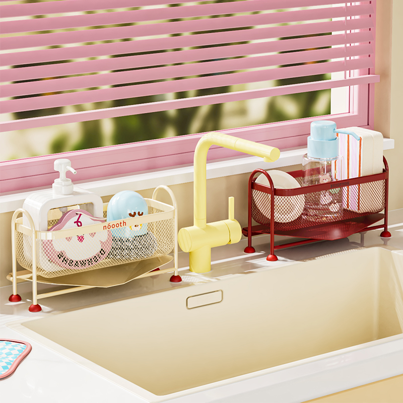 【铁艺网格设计】厨房水槽沥水架