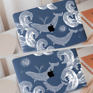 白浪鲸影 Mac13寸M1保护套air15寸电脑壳pro13MacbookM4Pro14
