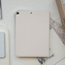 白荔枝皮皮革iPad壳iPadAir10.2/10.9/12.9寸壳Pro11平板壳带笔槽2025款Air711寸Air713寸2025iPad11寸