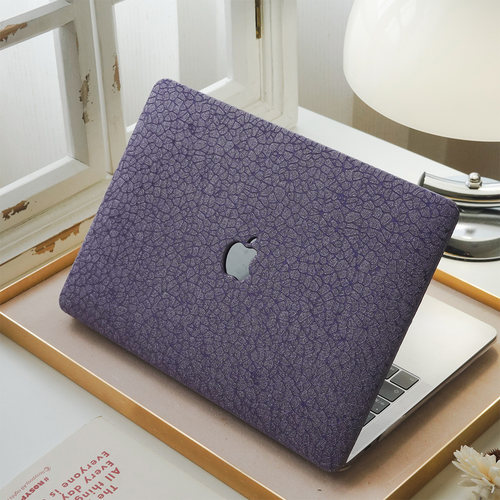 紫色小碎石苹果电脑保护套适用于MacBookProM414寸16寸2024MacBookPro13MacBookM2Air13寸Air15寸独特电脑壳