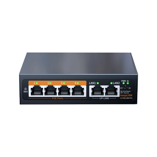 keepLINK 百兆千兆6口8口10口18口POE交换机AI智能监控光纤网线供电48V无线AP国标兼容支持海康大华TP摄像头