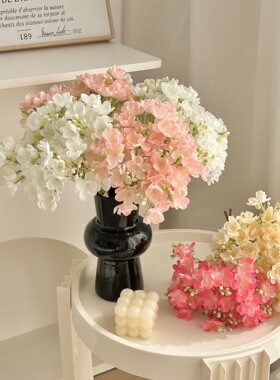 ins茉莉花把束手札仿真花茉莉花假花摄影道具新娘手捧花家居摆件