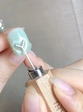 美甲工具专用爱心猫眼吸铁石