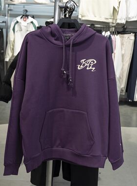 安踏卫衣男款加绒连帽凯里欧文部落风7美式篮球运动服172541703N