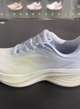 安踏叶子跑鞋女厚底缓震6耐磨防滑2026春季新款运动鞋122625536