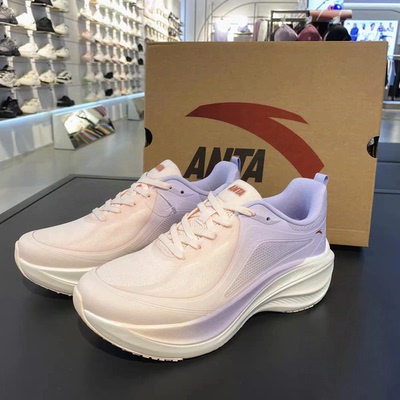 安踏叶子跑步鞋女2025秋季新款厚底8增高运动休闲鞋正品122545535