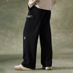 安踏凯里欧文系列长裤男直筒休闲春季8阔腿工装运动裤子172611304
