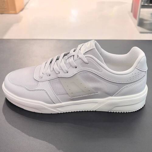 安踏焦糖板鞋男轻质软底2026夏季新款6网面透气运动鞋子112628024