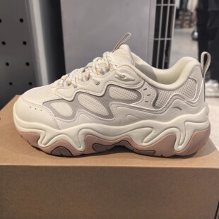 安踏流萤pro老爹鞋女冬季3厚底复古百搭休闲运动鞋正品122618853