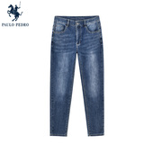 专柜同款 保罗彼得春秋新款 LKDA19570 牛仔裤 直筒长裤 男式 休闲时尚