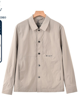 保罗彼得春秋新款男士时尚休闲夹克轻薄工装外套专柜REDA73280
