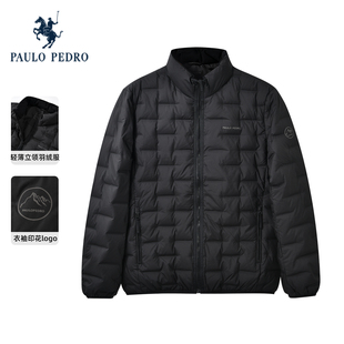 保罗彼得2025冬季新款男士鸭绒羽绒服保暖立领长袖外套WQED76791