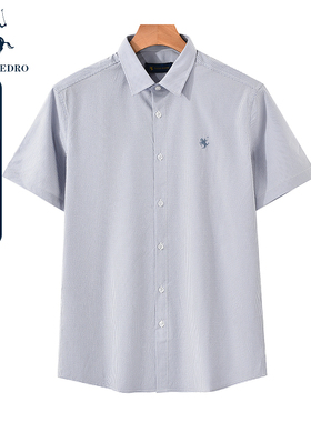 保罗彼得夏季新款男士休闲polo衫短袖衬衫衬衣专柜T恤CKDB52280