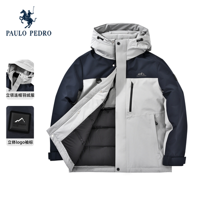 保罗彼得2025冬季新款男士羽绒服休闲宽松防风保暖外套WAEDR00110