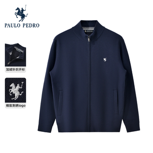 【加绒】保罗彼得2025秋冬新款针织衫保暖长袖外套毛衣MMEDZ00620
