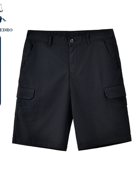 保罗彼得夏季新款男士工装短裤休闲裤宽松舒适专柜同款KPDB98511