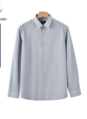保罗彼得春秋新款男时尚宽松休闲长袖衬衫专柜同款衬衣CKDA59001