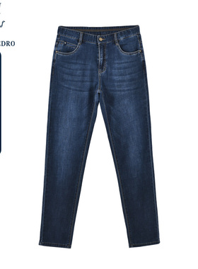 保罗彼得春秋新款男士休闲牛仔裤直筒时尚长裤专柜同款KEDA19450