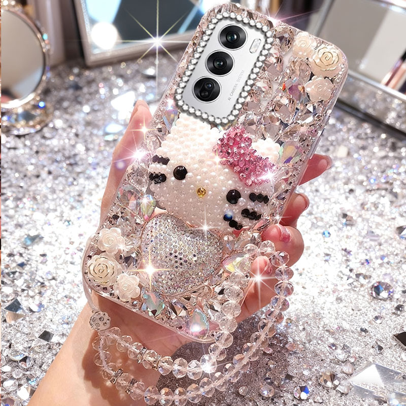 高端奢华镶钻手机壳，不掉钻，不发黄