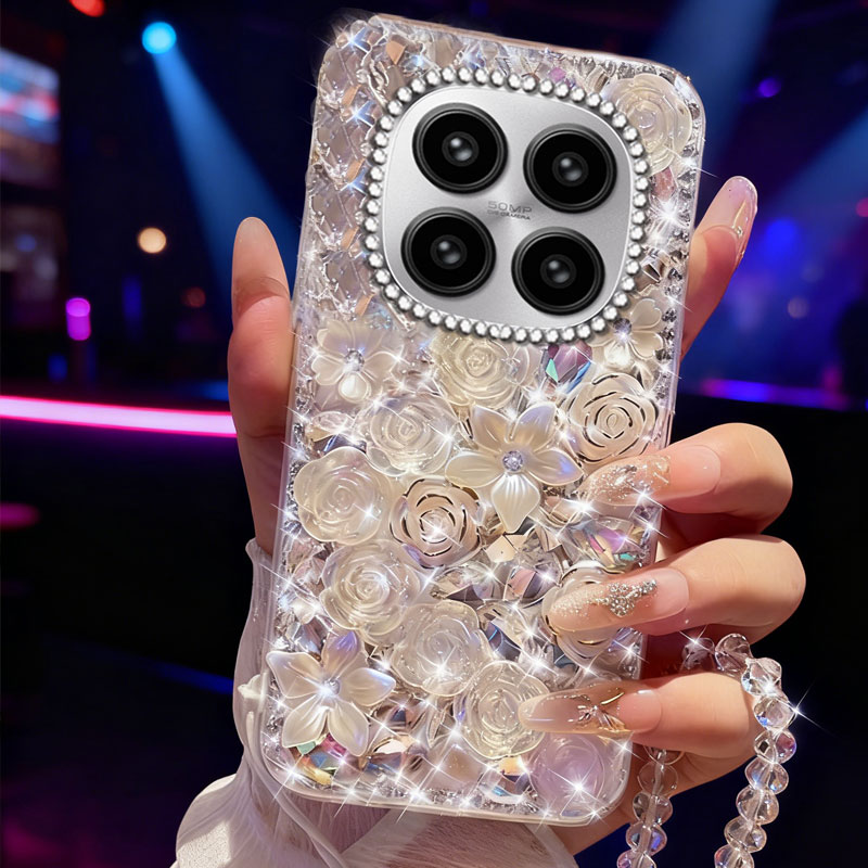 高端奢华镶钻手机壳，不掉钻，不发黄